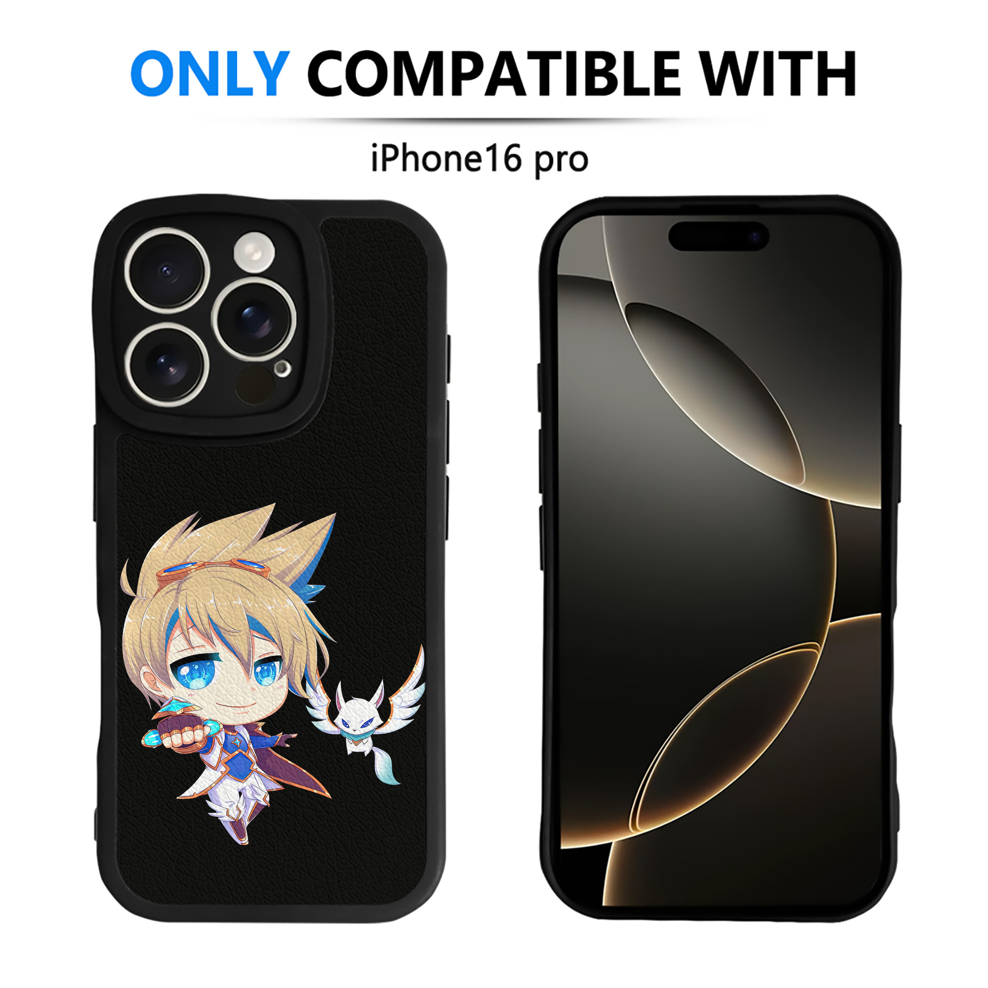 （画像用） リーグ・オブ・レジェンド League of Legends LOL 【iPhone 16シリーズ対応】シリコンスマホケース（レザー調） 材質：シリコン